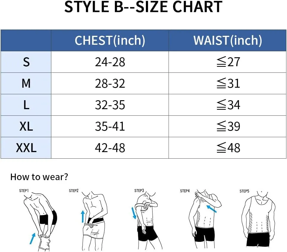 Body Slimming Compression Shirts for Men