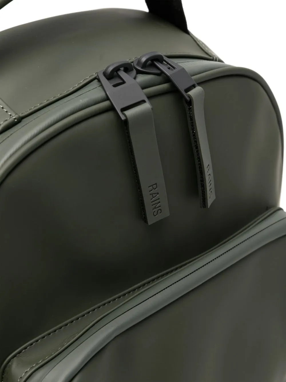 Book Daypack faux-leather backpack