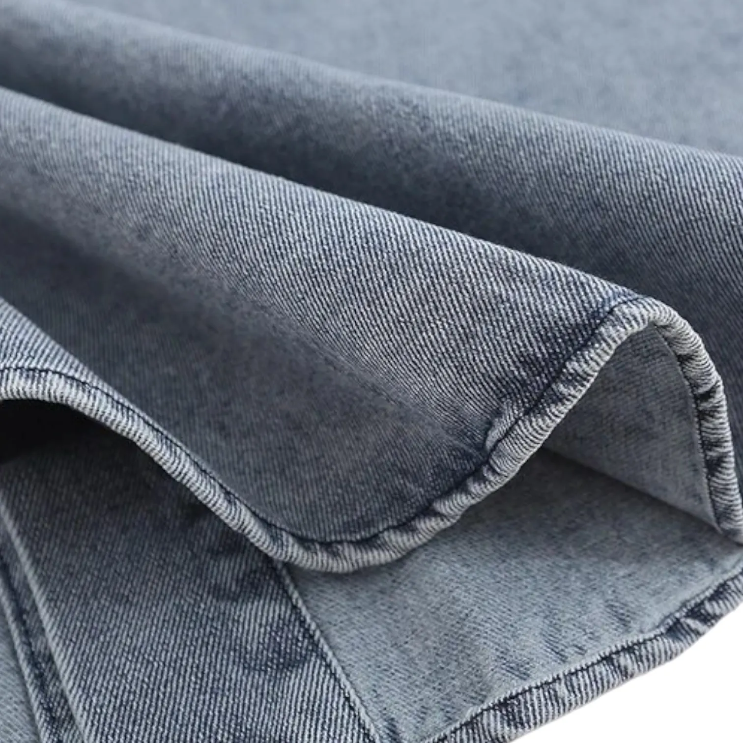Boxy fit heavy denim shirt with stars