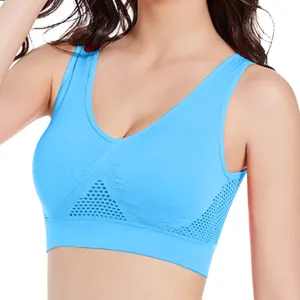 Breathable Cool Liftup Air Bra, 2024 New Large Size Air Bra Breathable and Comfortable Mesh Sports Bra for Womens Sport Bra