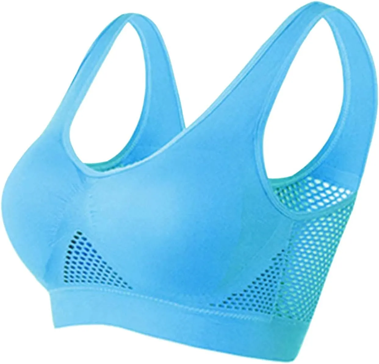 Breathable Cool Liftup Air Bra, 2024 New Large Size Air Bra Breathable and Comfortable Mesh Sports Bra for Womens Sport Bra