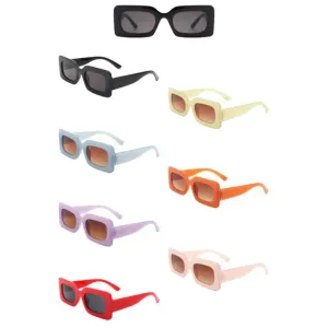 Bright Rectangular Sunglasses