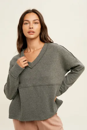 Brushed Thermal Knit Top