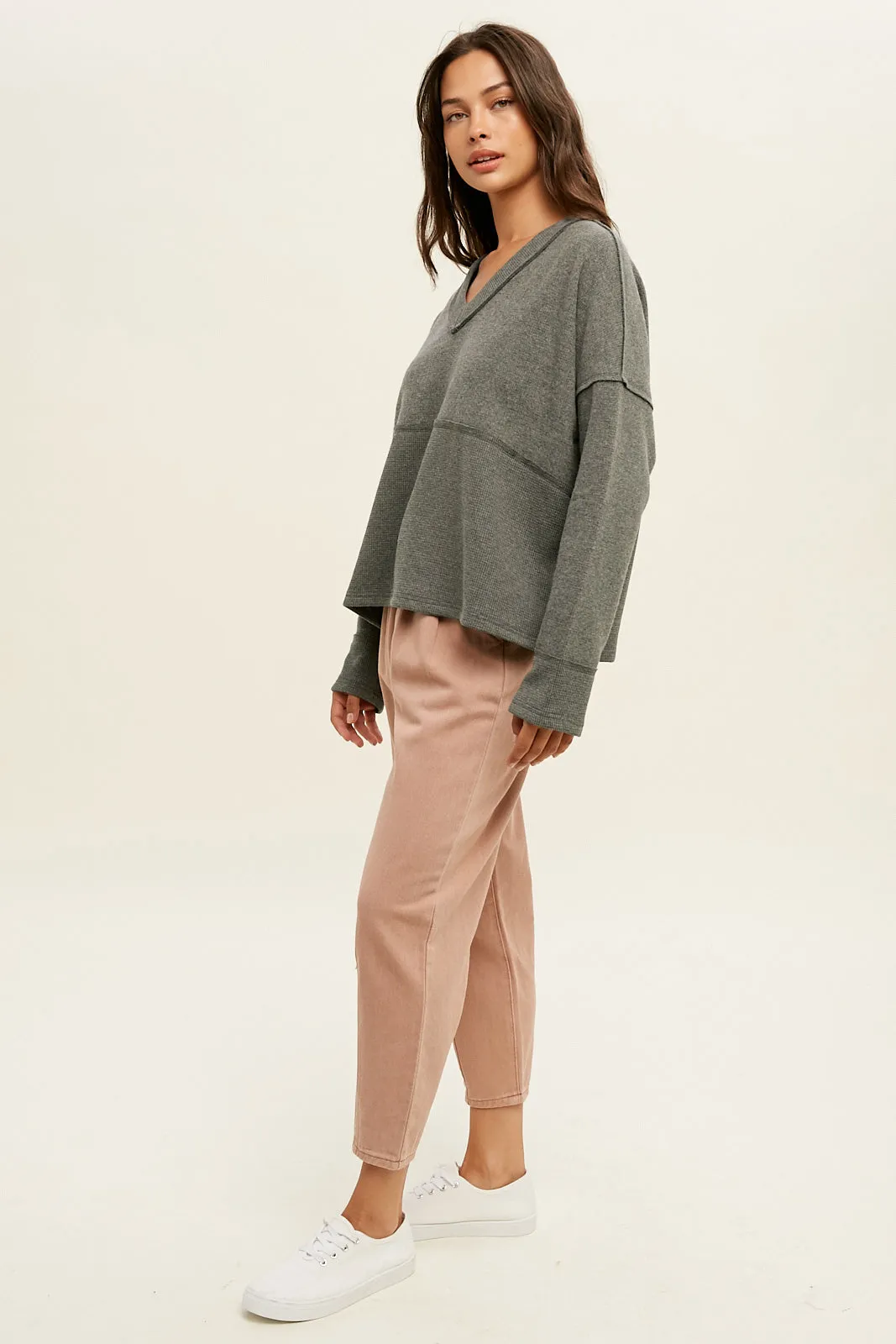 Brushed Thermal Knit Top