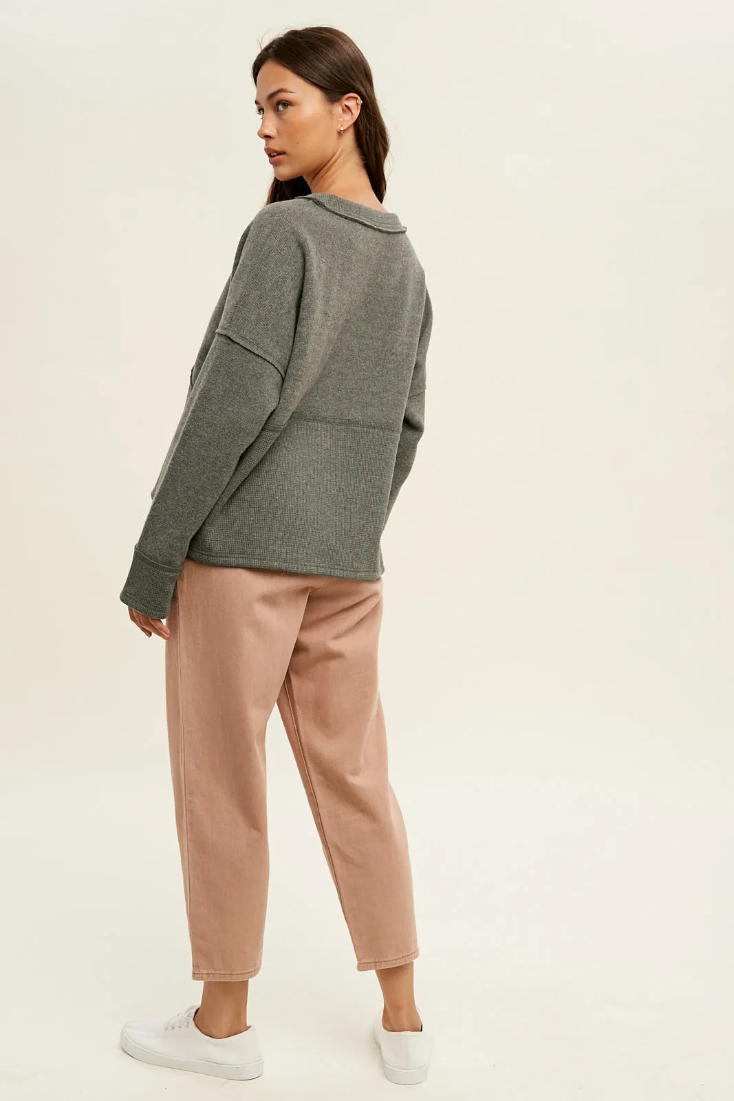 Brushed Thermal Knit Top