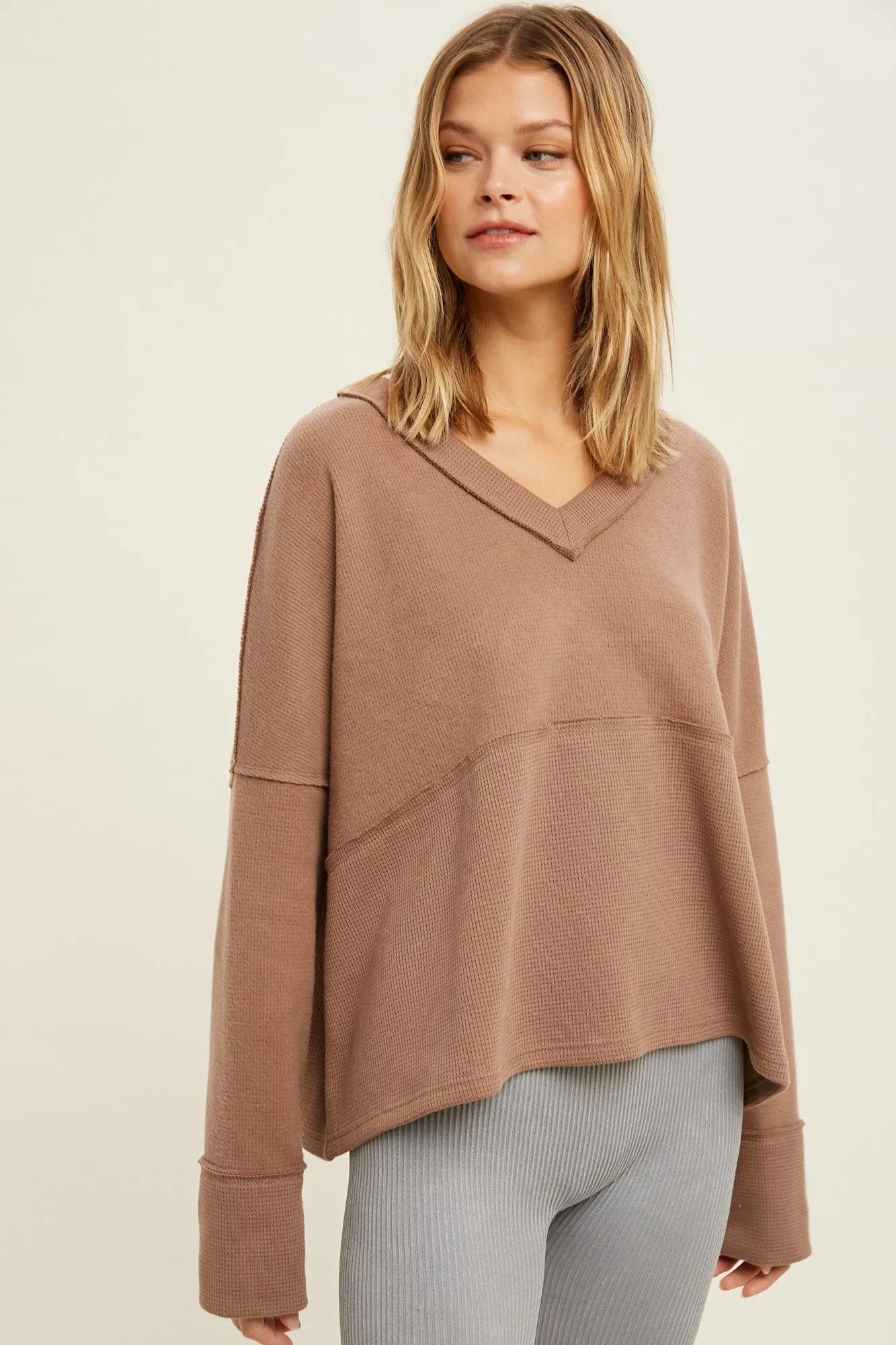 Brushed Thermal Knit Top