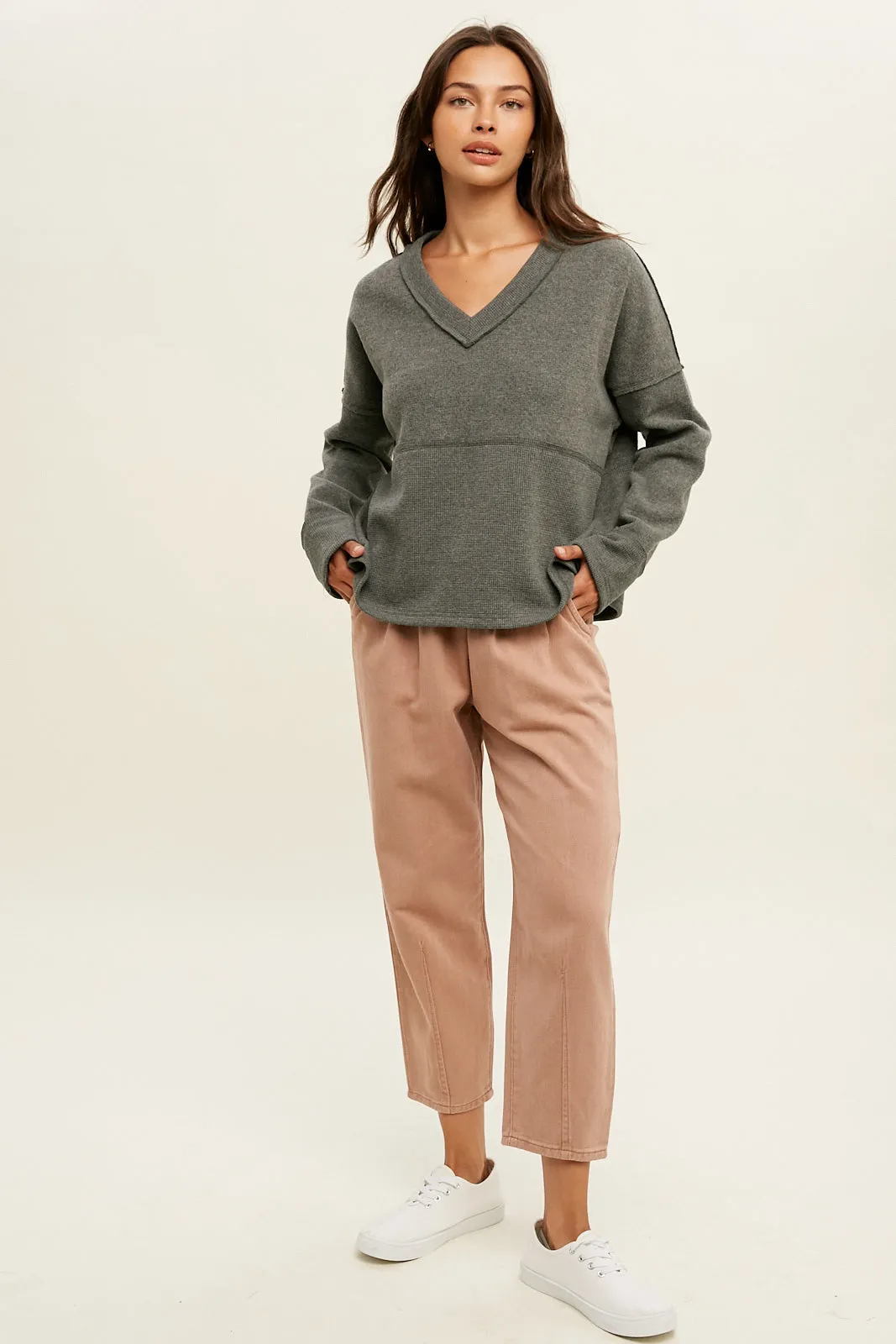 Brushed Thermal Knit Top
