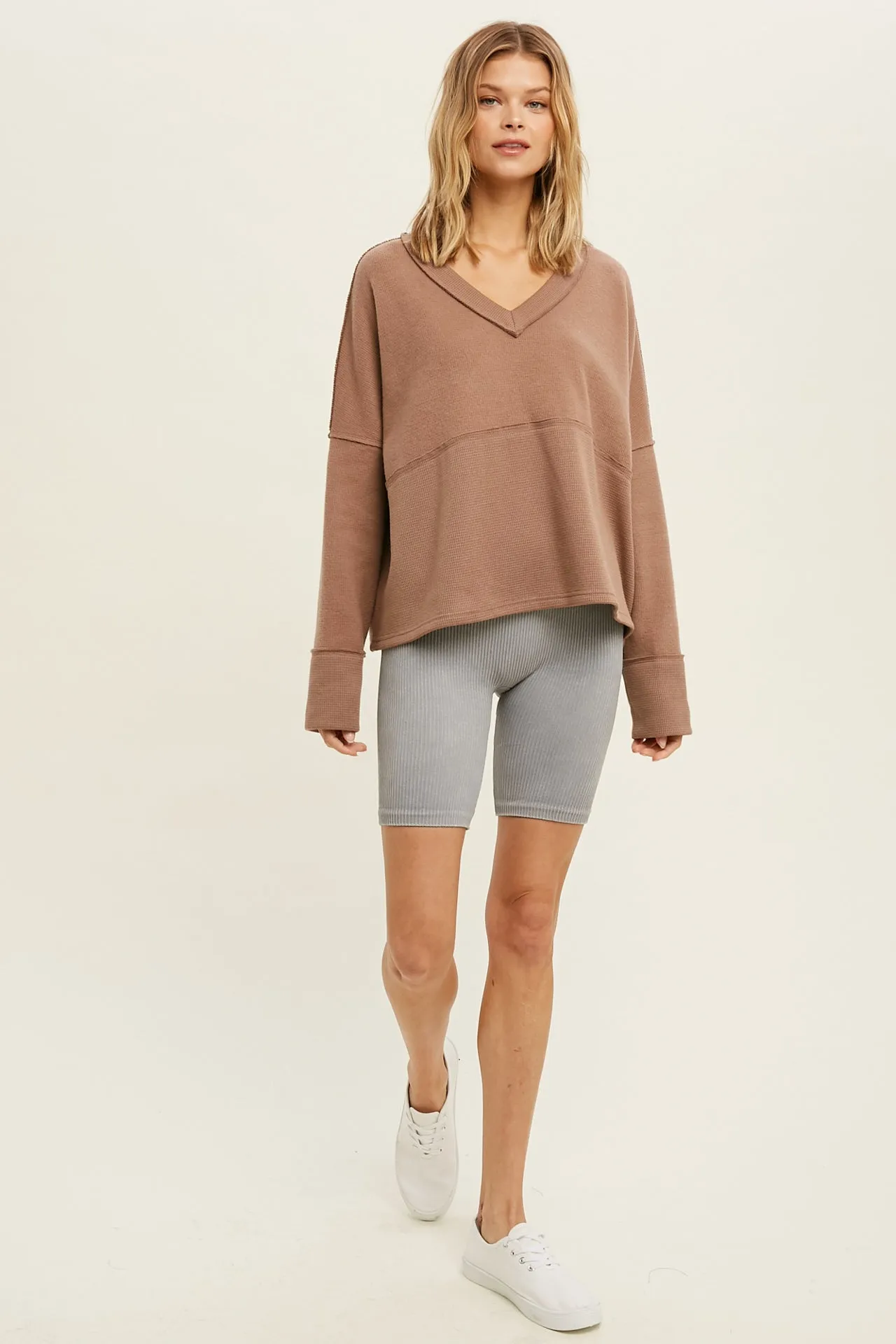 Brushed Thermal Knit Top
