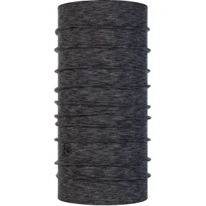 Buff Midweight Merino Wool Stripes Tubular Neck Gaiter - Grey