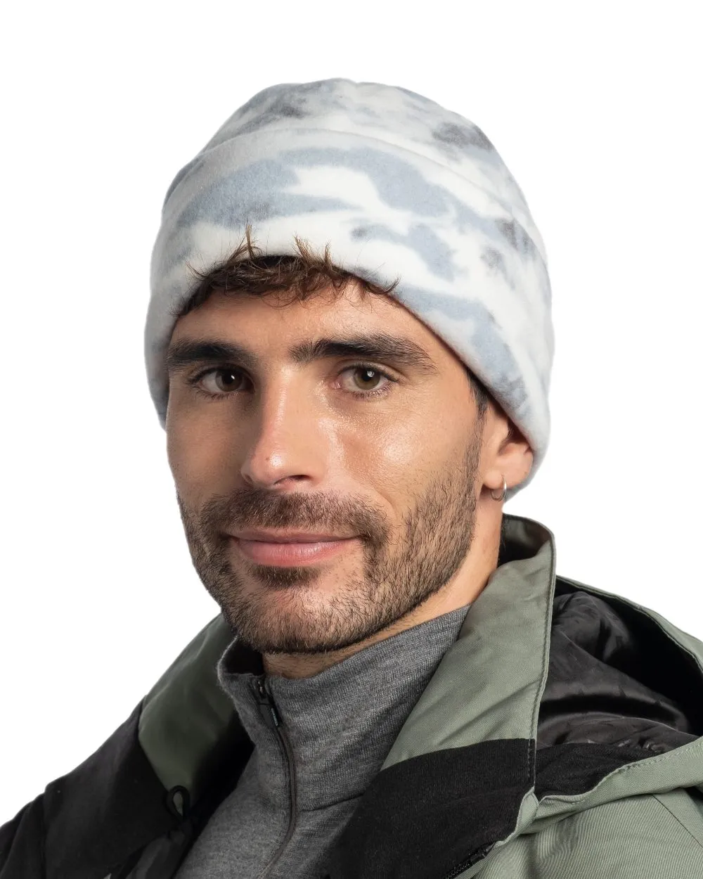 Buff Polar Prints Beanie