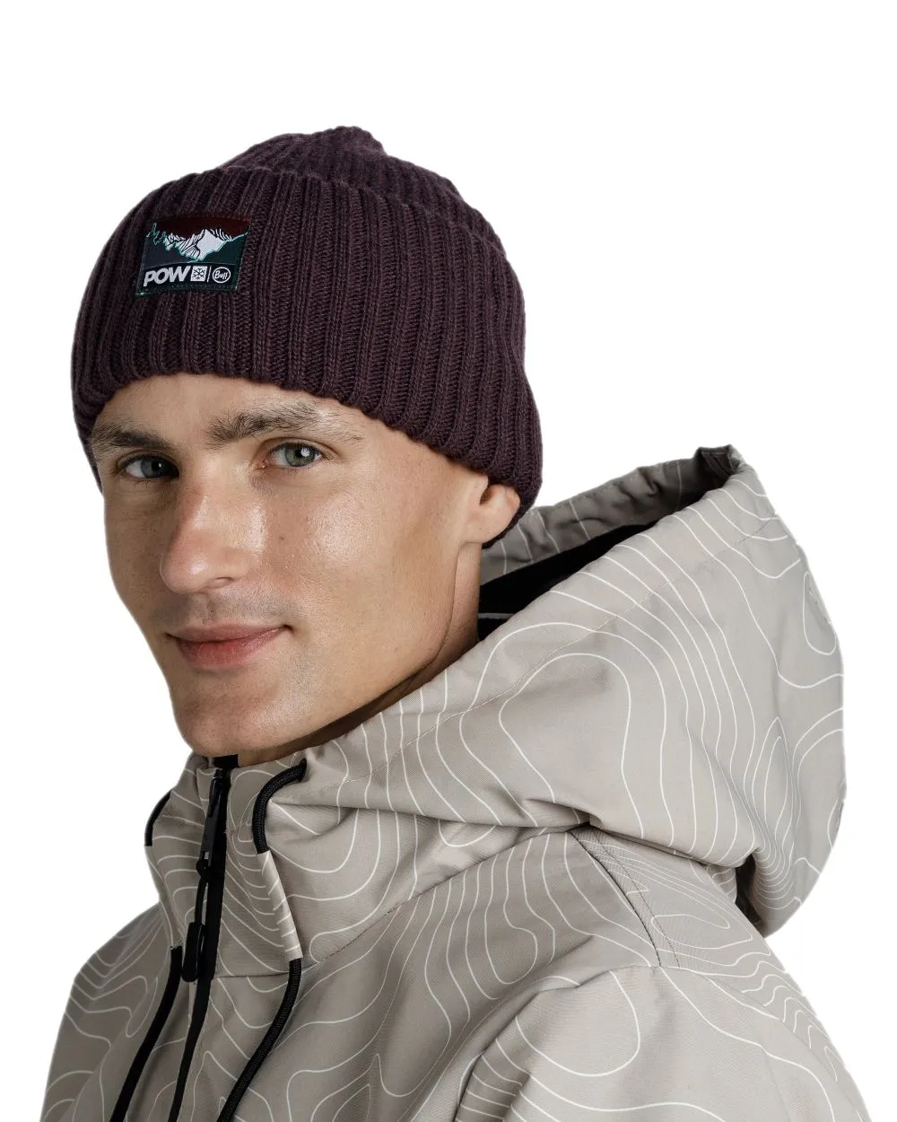 Buff Rutger POW Shadow Knitted Beanie