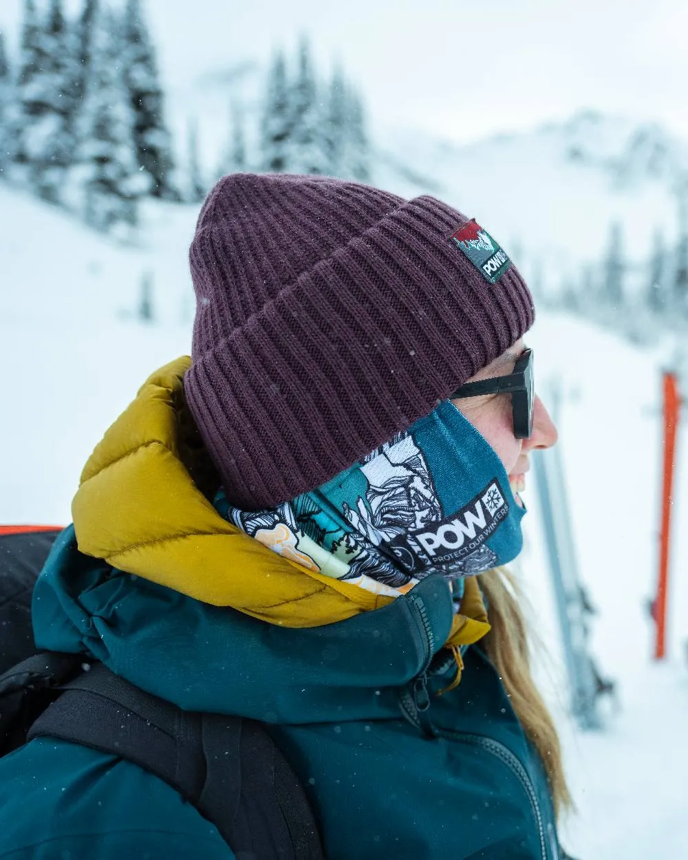 Buff Rutger POW Shadow Knitted Beanie