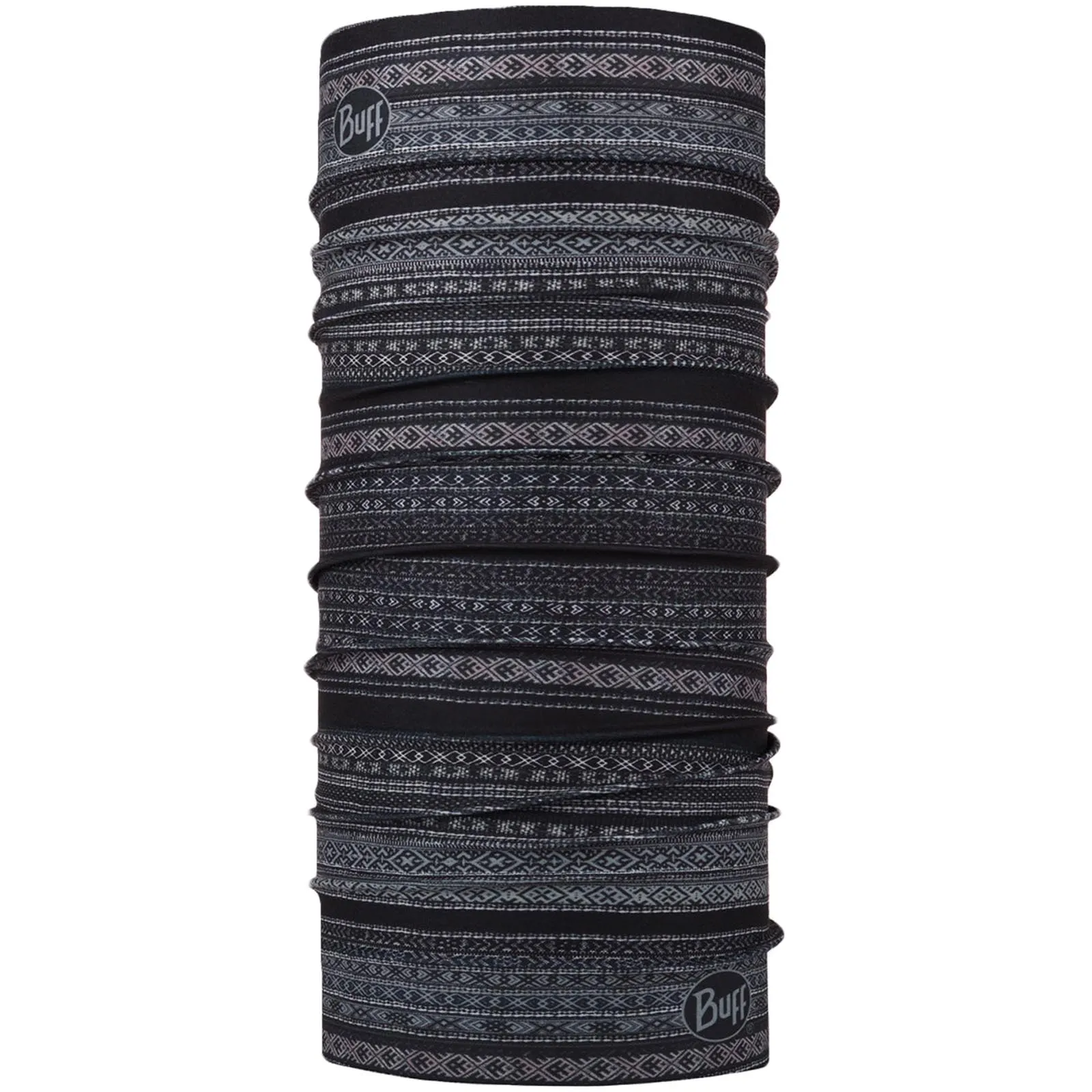 Buff Unisex Anira Graphite Original Tubular Neck Gaiter - Black