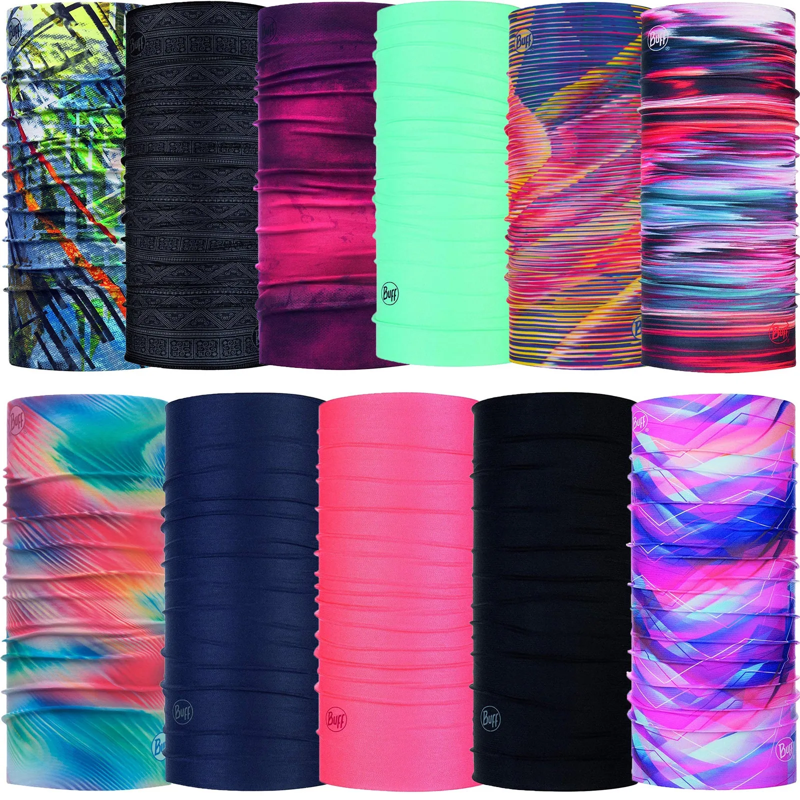 Buff Unisex Coolnet UV  Multifunctional Bandana Tubular - Solid Forest - OS