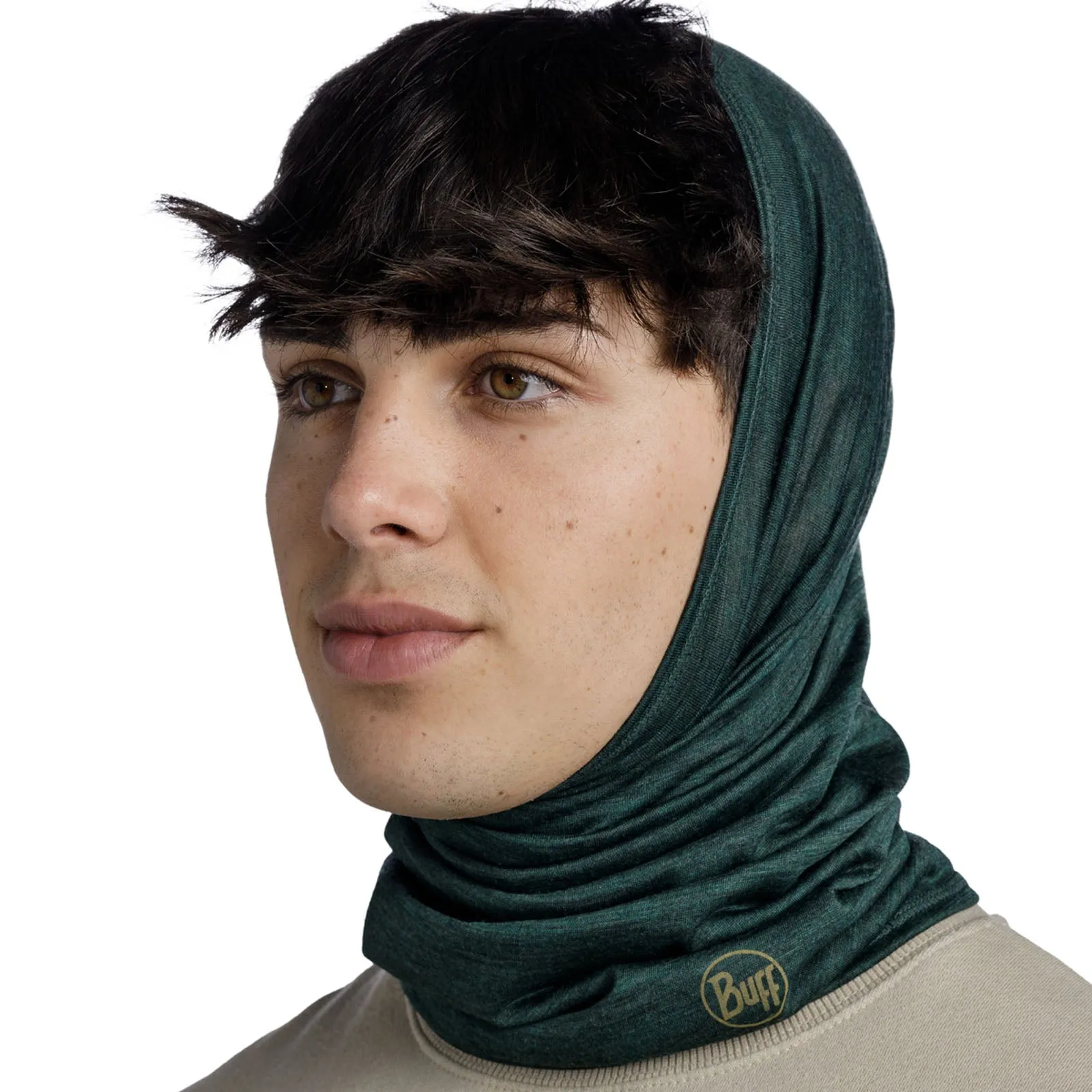 Buff Unisex Merino Wool Lightweight Tubular Bandana Scarf - Silversage