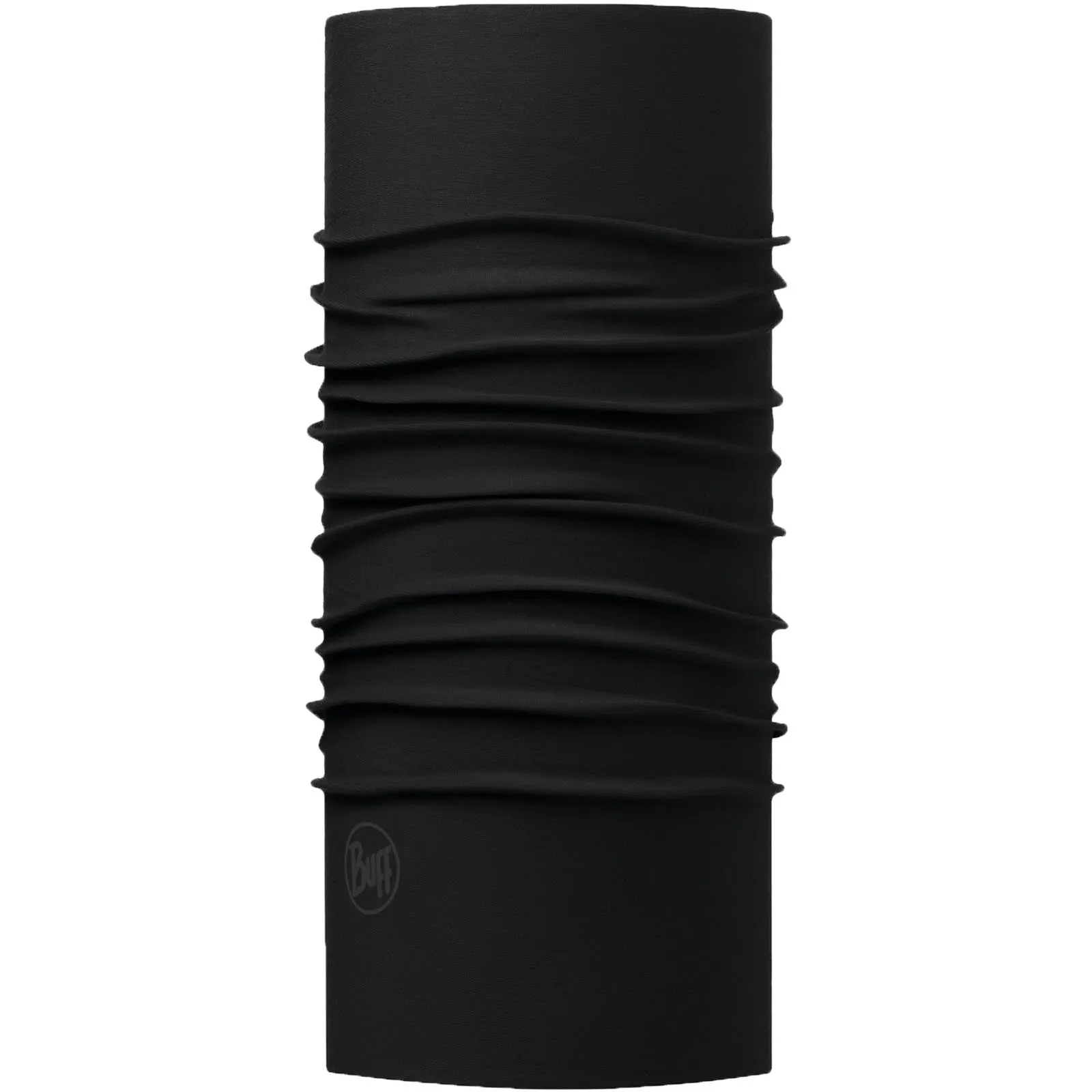 Buff Unisex Solid Original Tubular Neck Gaiter - Black