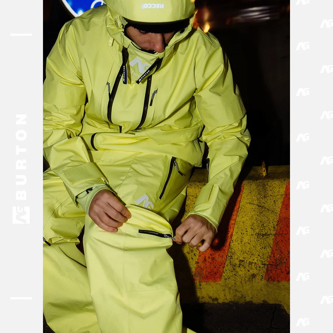 BURTON Analog AG Gore-Tex Hardpack 3L Pant - Sulfur Zest