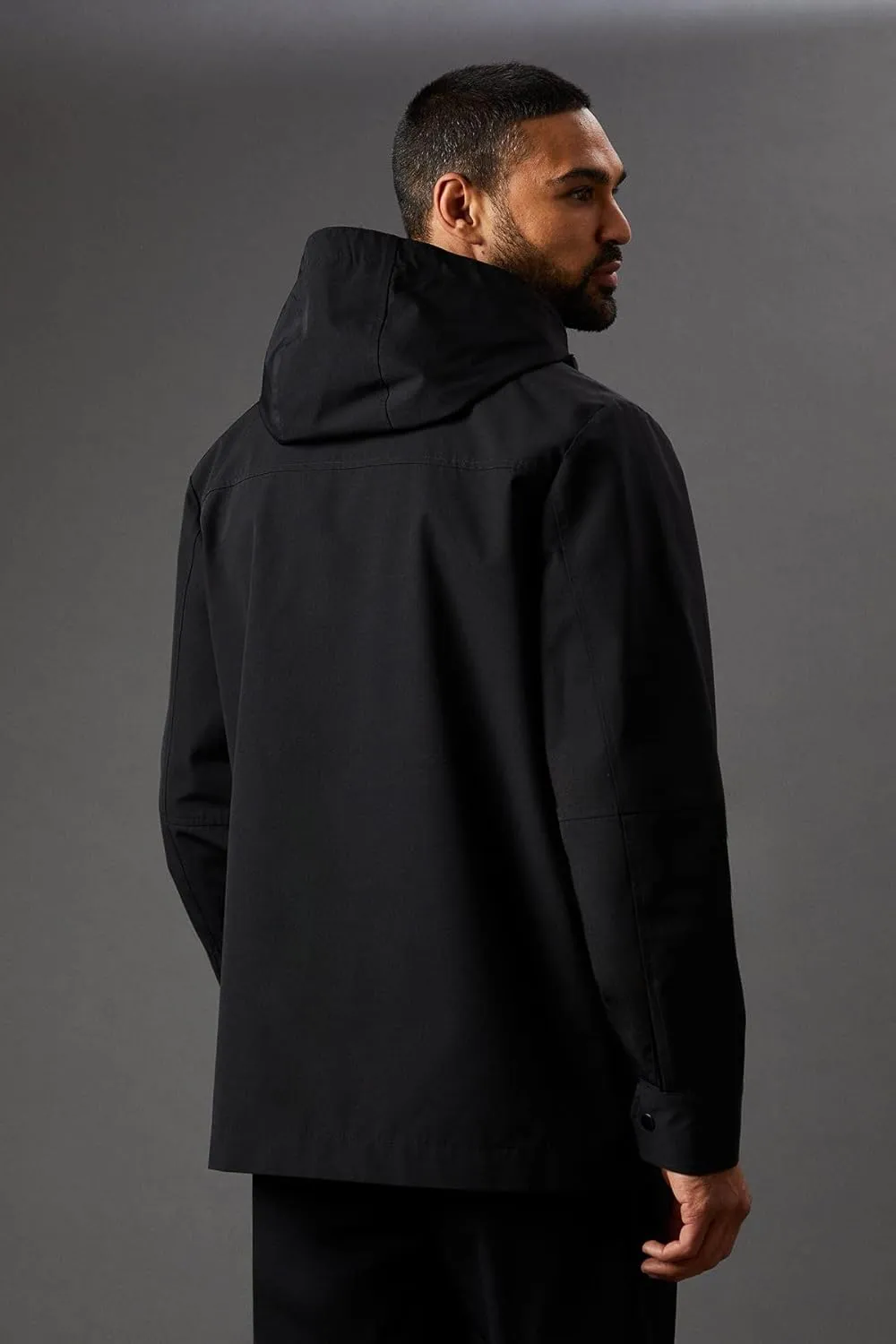 Burton Black Water Resistant Hooded Jacket