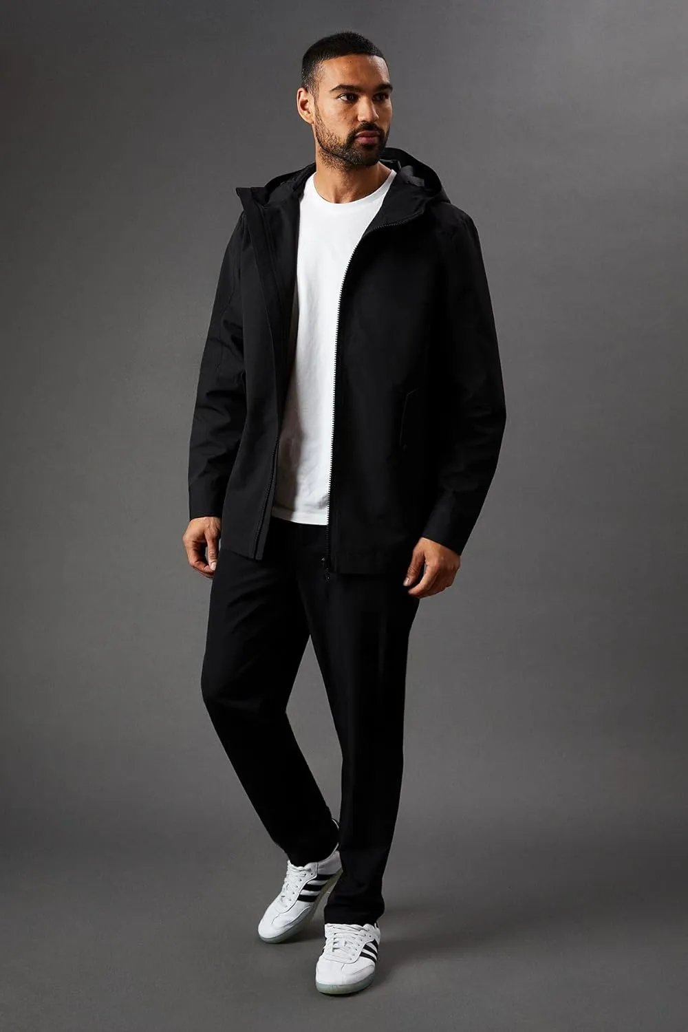 Burton Black Water Resistant Hooded Jacket