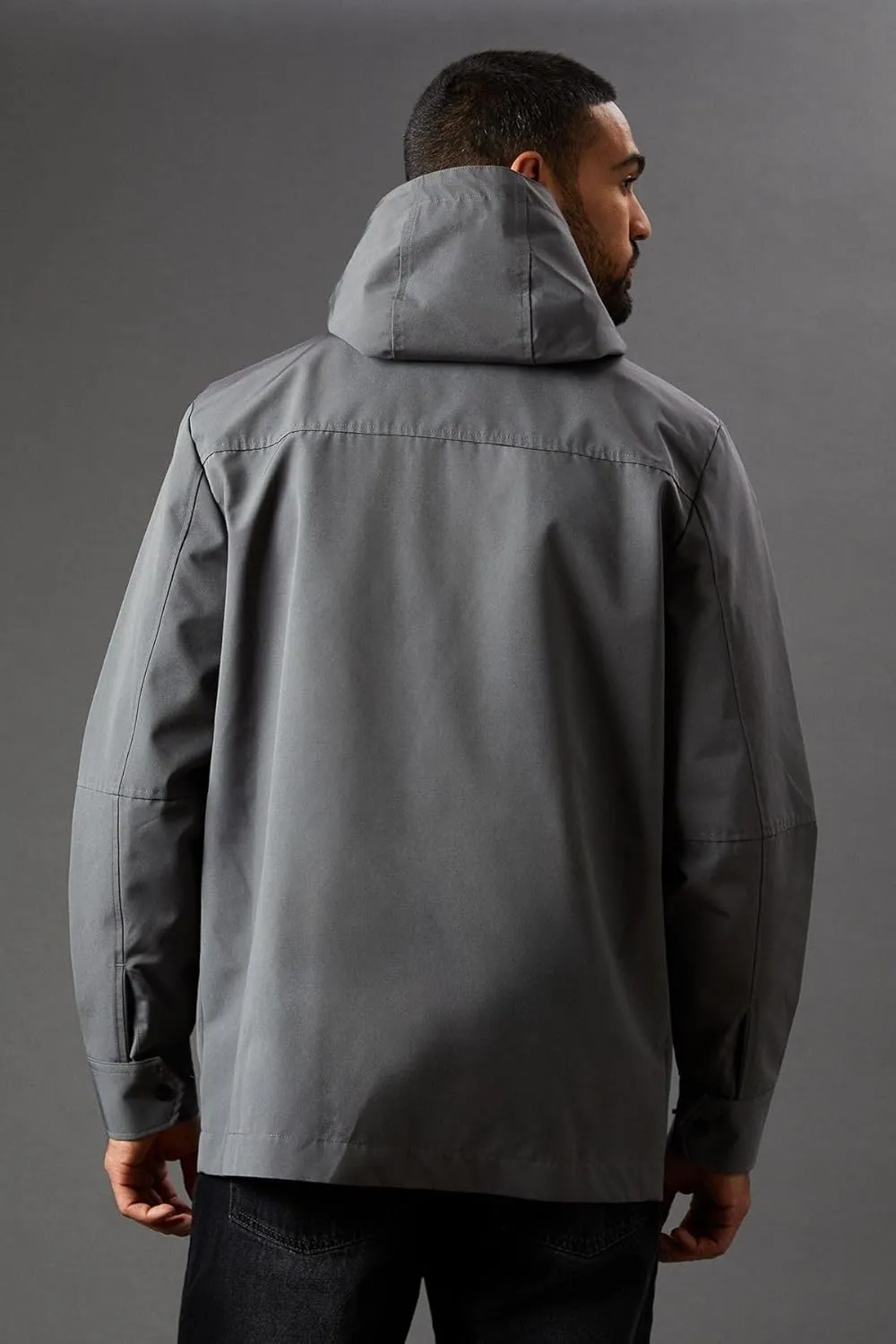 Burton Grey Water Resistant Hooded Jacket