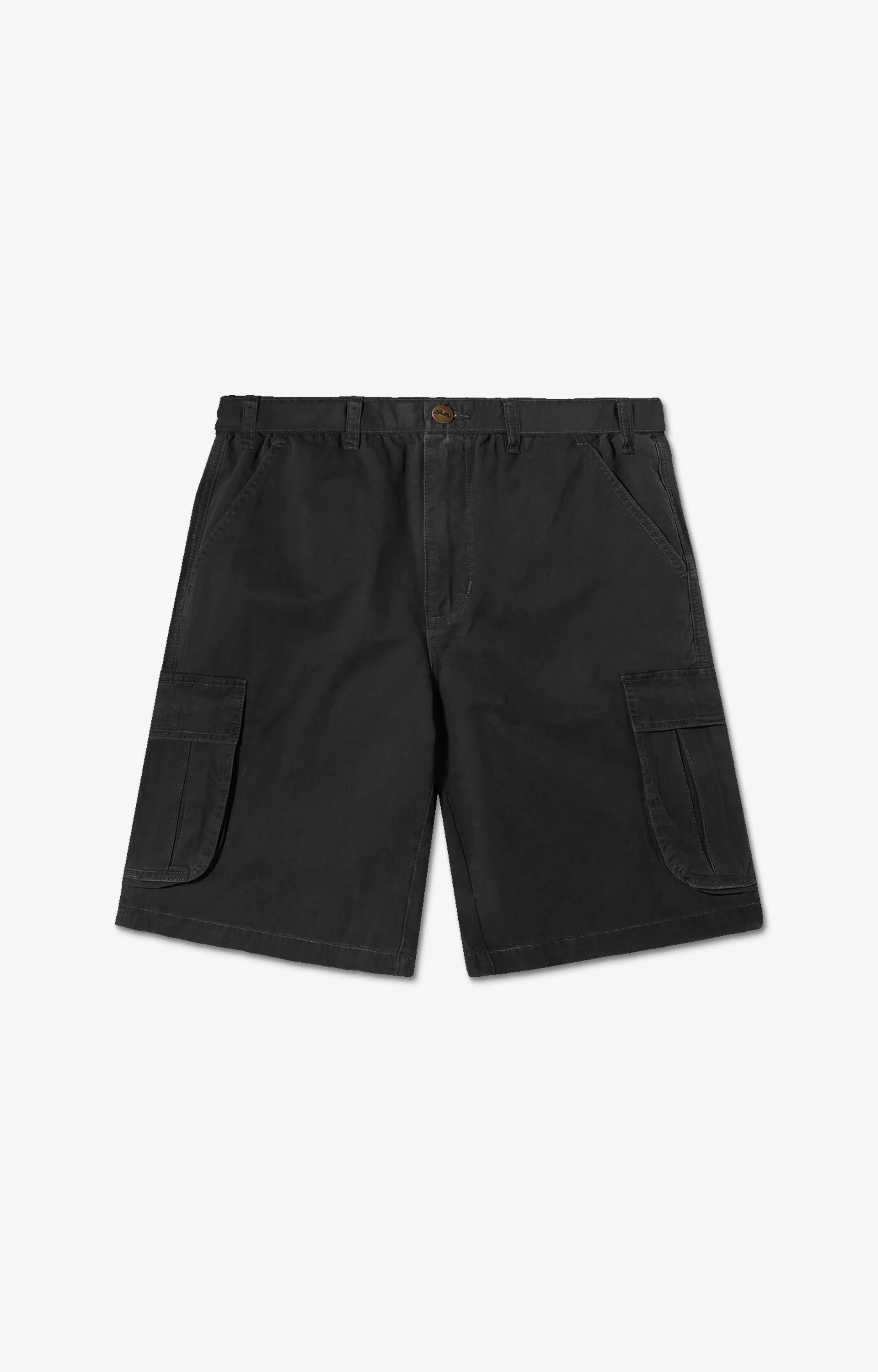Butter Goods Field Cargo Shorts, Black