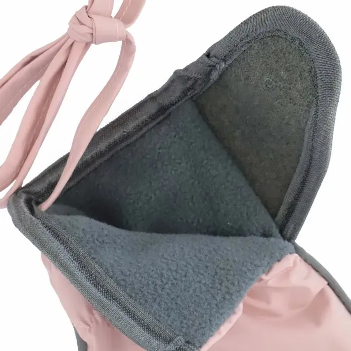 Calikids Waterproof Baby Mittens in Blush: Size 6/12M to 12/24M