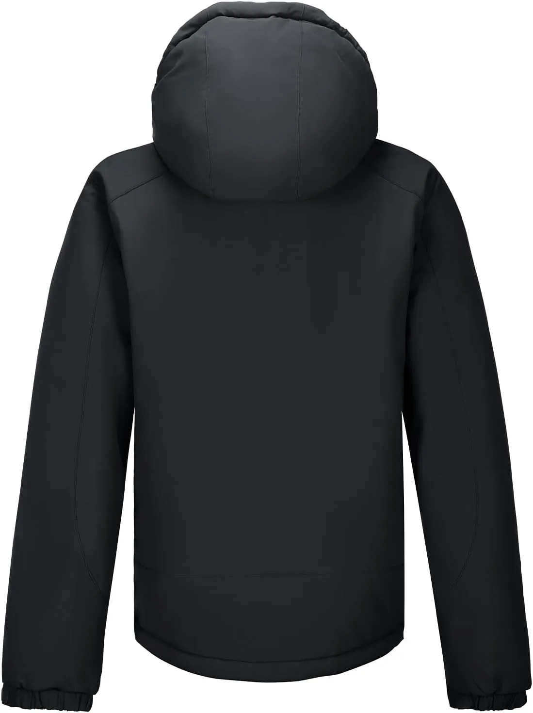 CAMEL CROWN Men's Winter Coats Waterproof Ski Jacket Snowboard Fleece Lining with Hood Parka Rain Jacket