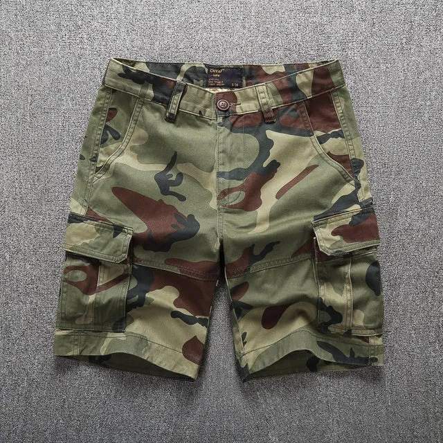 Camo Cargo Shorts