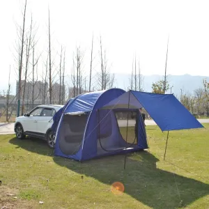 CanvasWing - Mesh Hallway Dual Purpose Car Rear Trek Extension Tent