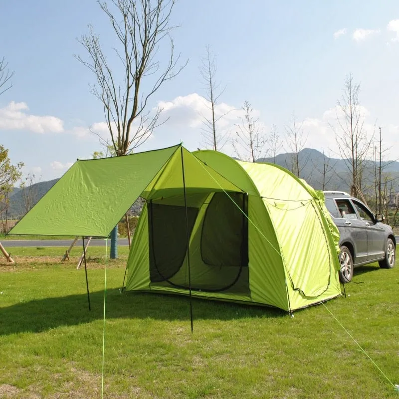 CanvasWing - Mesh Hallway Dual Purpose Car Rear Trek Extension Tent