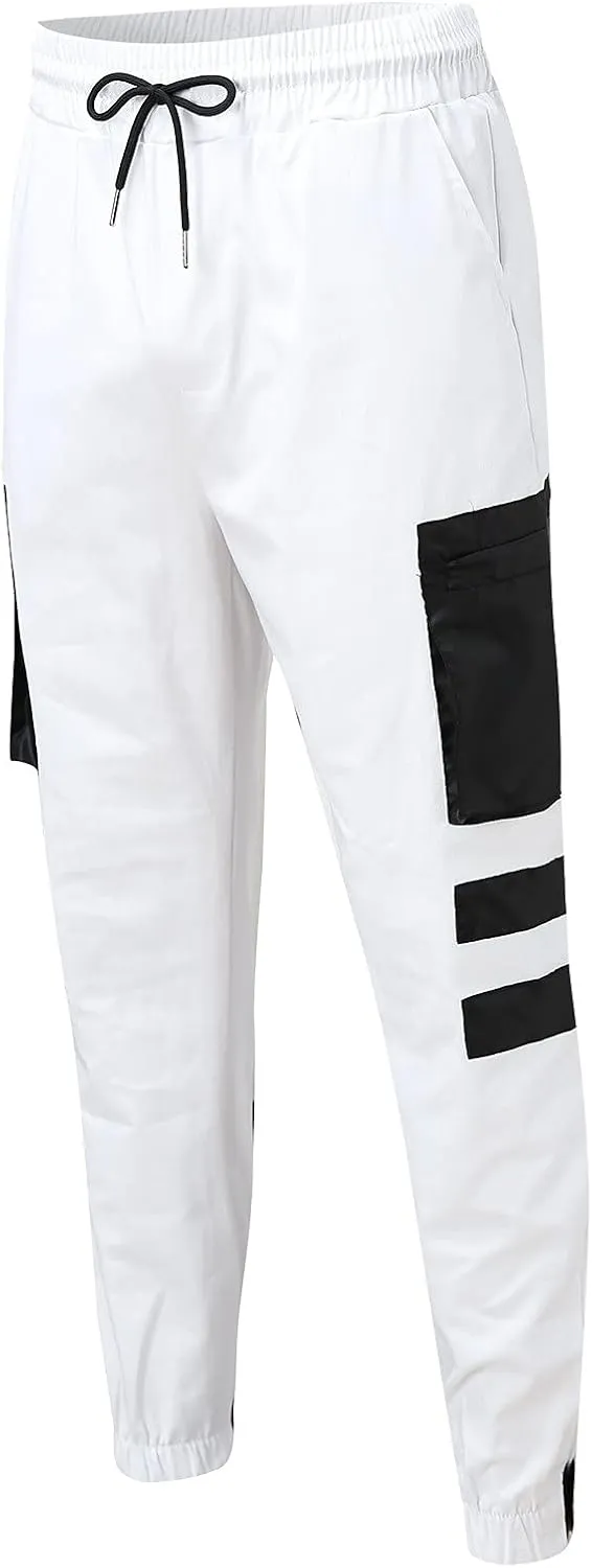 Cargo Pants for Men Big and Tall, Camouflage Pants Men's Sports Casual Jogging Trousers Lightweight Hiking Work Pants
