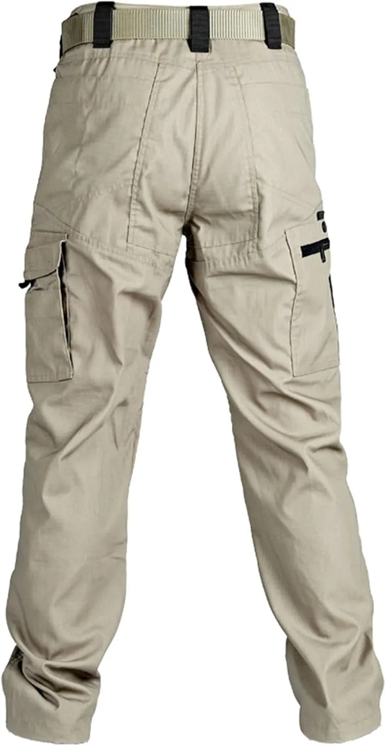 Cargo Pants for Men Warm Fleece Lined Pants Military Tactical Camo Pants Waterproof Stretch Hiking Outdoor Pants