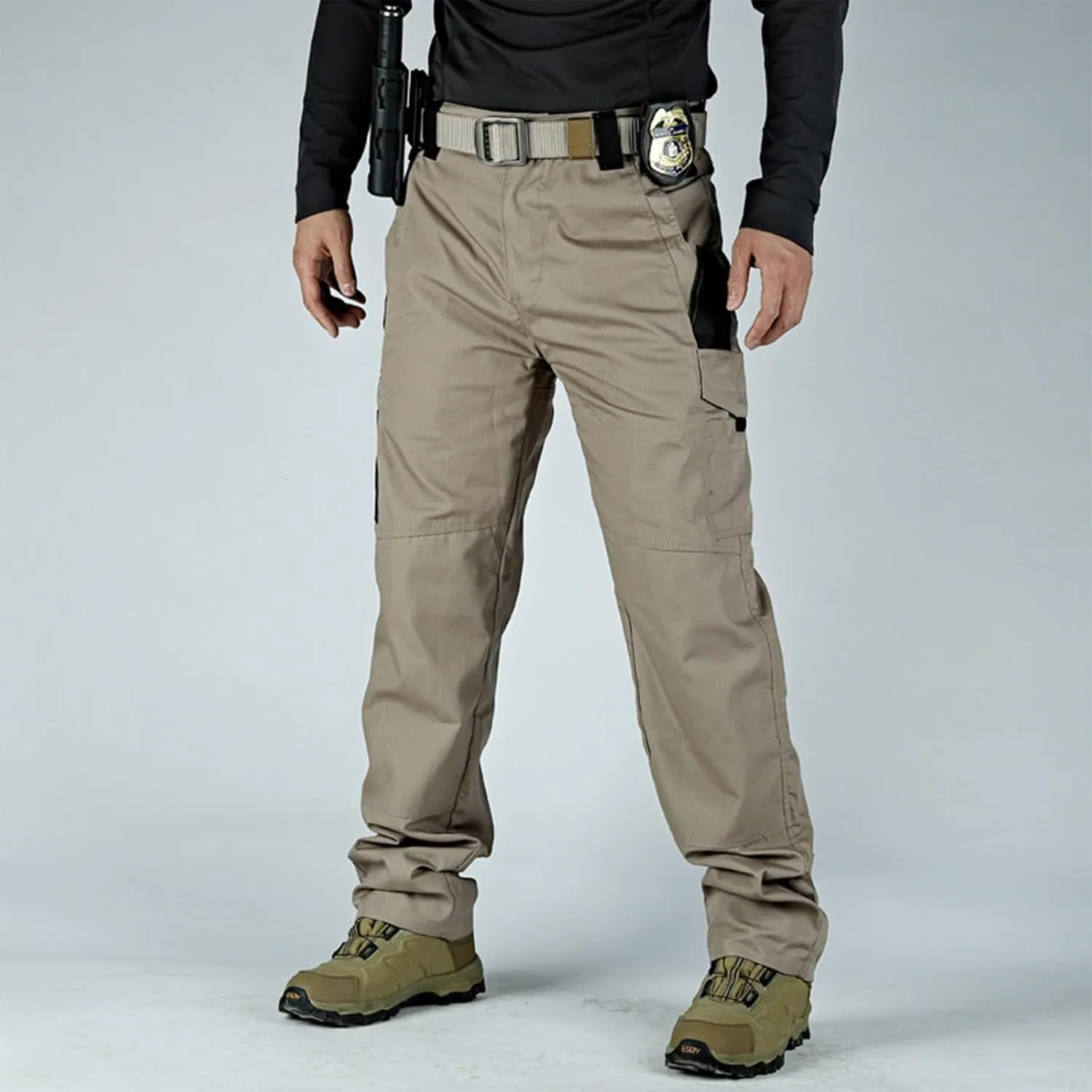 Cargo Pants for Men Warm Fleece Lined Pants Military Tactical Camo Pants Waterproof Stretch Hiking Outdoor Pants