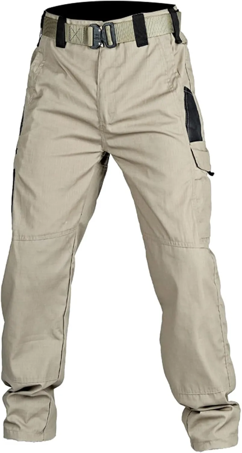 Cargo Pants for Men Warm Fleece Lined Pants Military Tactical Camo Pants Waterproof Stretch Hiking Outdoor Pants