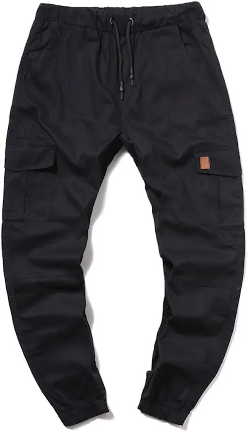 Cargo Trousers for Men Men Joggers Pants Loose Fit Men's Classic-Fit Expandable-Waist Flat-Front Pant Golf Joggers