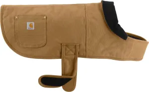 Carhartt Firm Duck Insulated Dog Chore Coat, Durable Weather Resistant Jacket for Cold and Windy Conditions, PFAS Free (Carhartt Brown), Medium