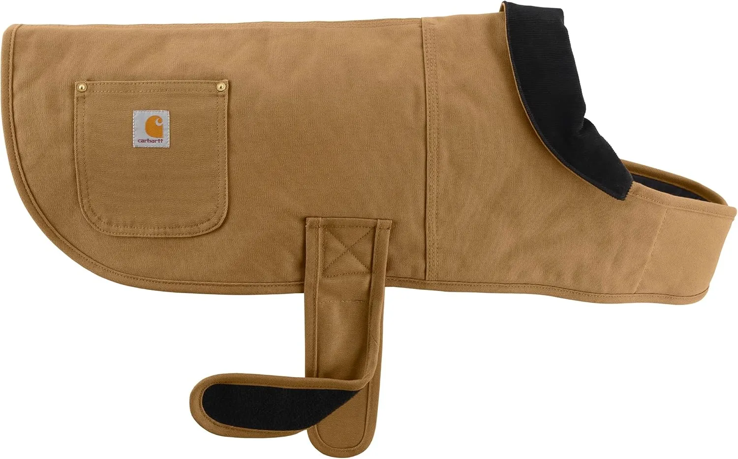 Carhartt Firm Duck Insulated Dog Chore Coat, Durable Weather Resistant Jacket for Cold and Windy Conditions, PFAS Free (Carhartt Brown), Medium