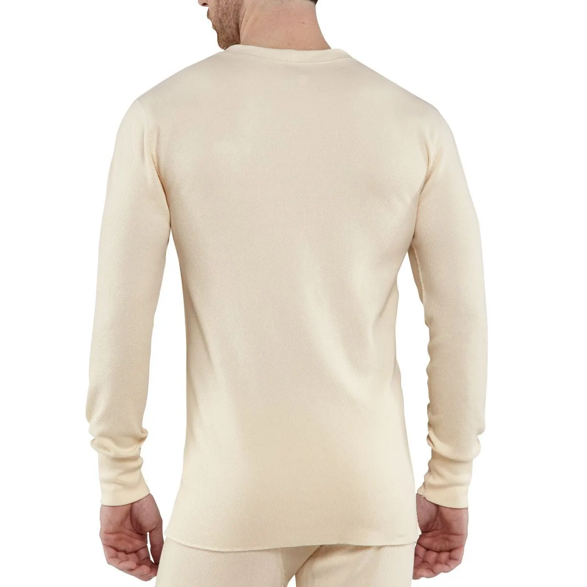 Carhartt Men's Natural Base Force Cotton Super Cold Weather Crew