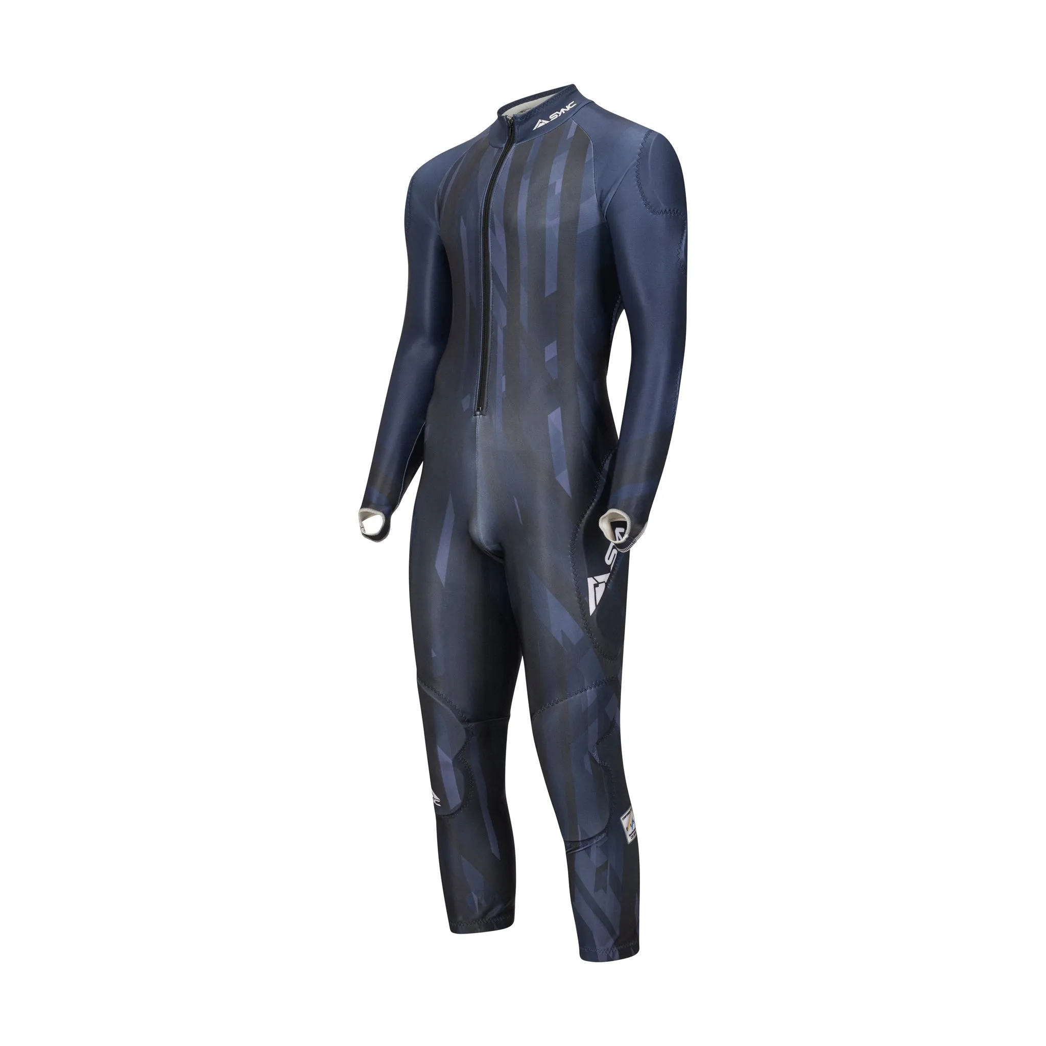 Carson Adult Race Suit - Black/Blue