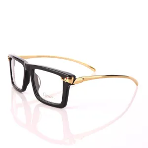 Cartier Gold Vintage Metal Frame Panthère Sunglasses