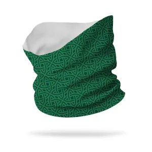 Celtic Green Wicking Neck Gaiter 12" Length