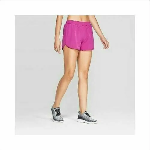 Champion C9 Duo Dry Women's Plum Dream Mid Rise 3.5'' Athletic Running Shorts