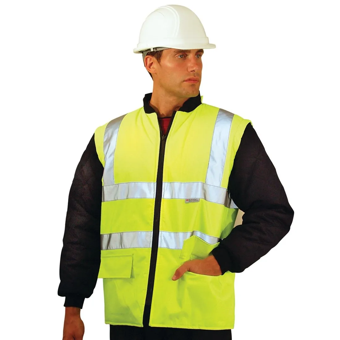 Class 3 Premium 5-In-1 Parka - Lime - 4XL