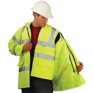 Class 3 Premium 5-In-1 Parka - Lime - 4XL