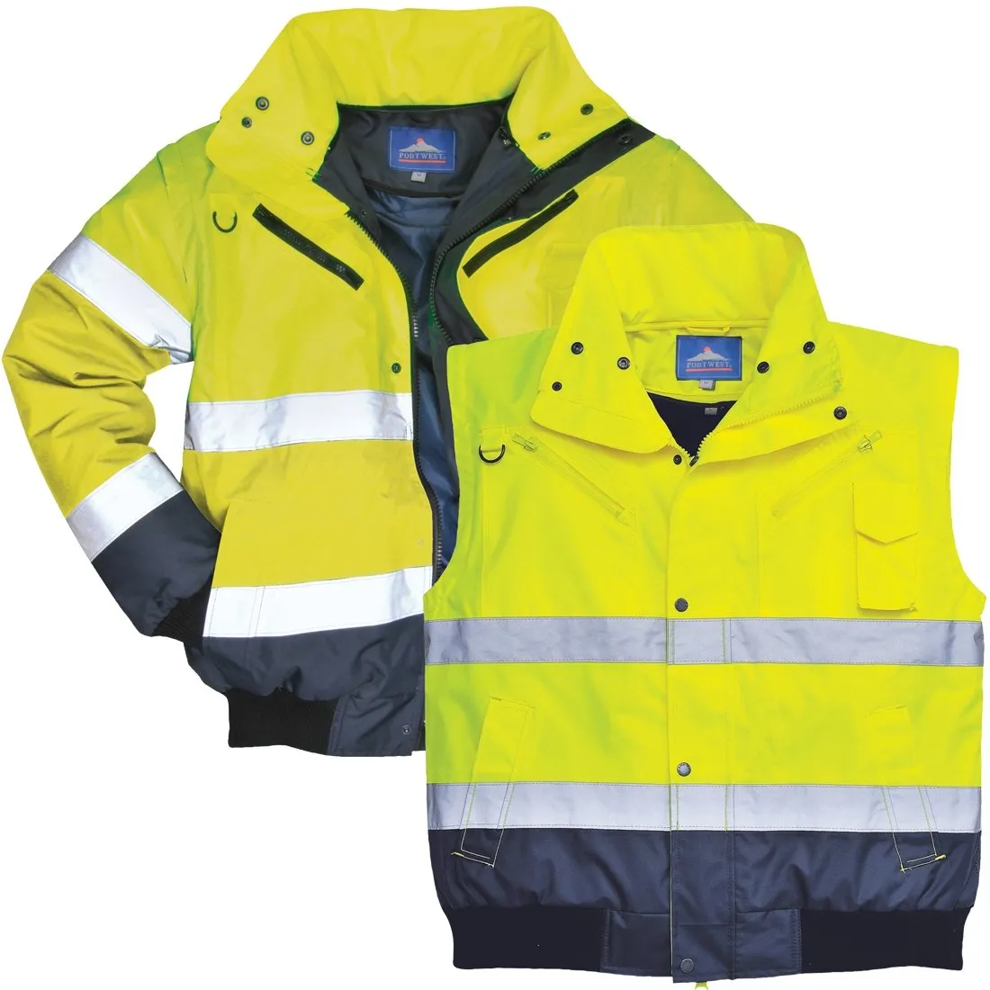 Classic 3-In-1 Bomber Jacket - Lime - 5XL