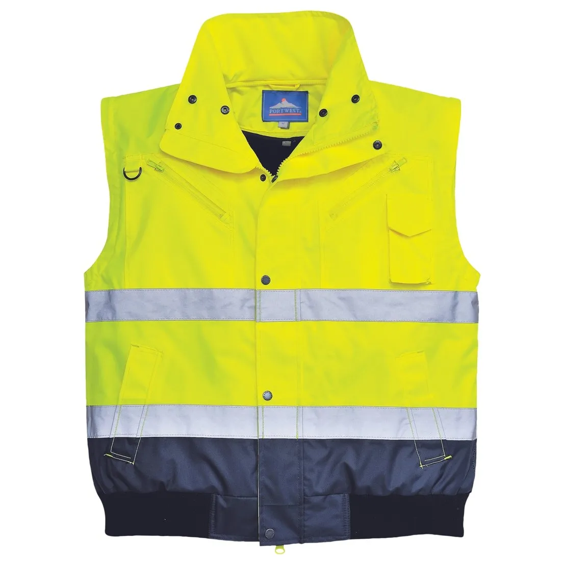 Classic 3-In-1 Bomber Jacket - Lime - 5XL