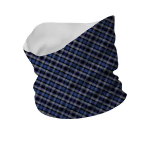 Cobalt Flannel Wicking Neck Gaiter 12" Length