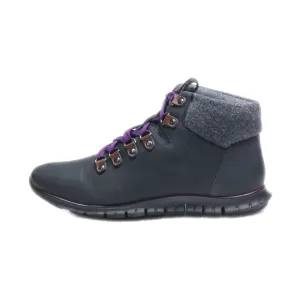 Cole Haan Zerogrand Castle Rock Snow Boots Leather Black Colour For Women