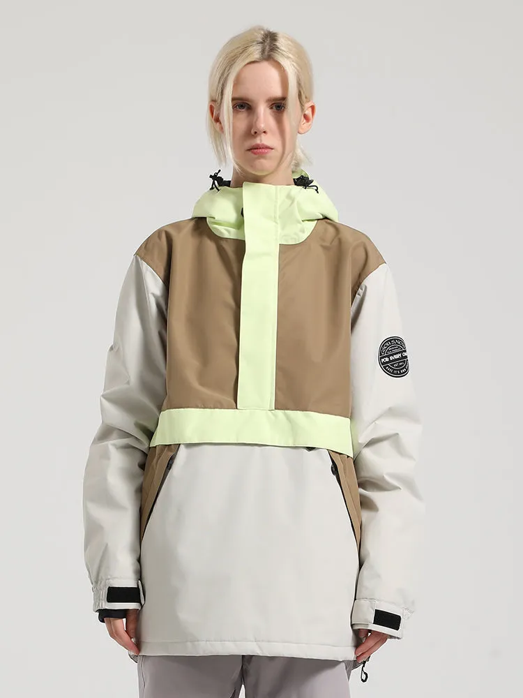 Colorblock Pullover Ski Jacket