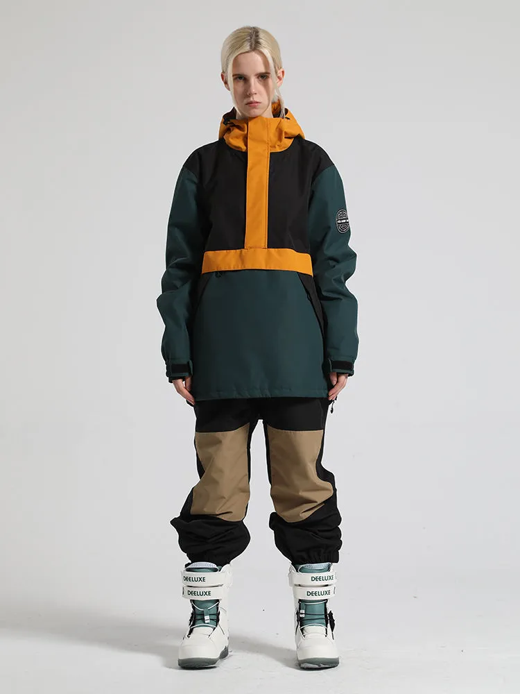 Colorblock Pullover Ski Suit